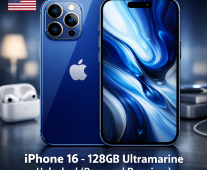 Apple IPhone 16, US Version, 128GB, Ultramarine - Unlocked (Renewed Premium)