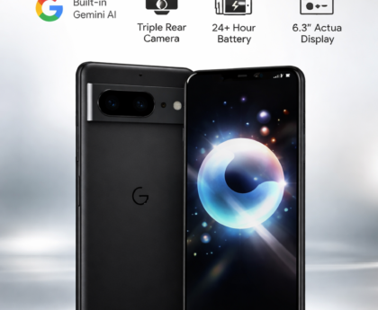 Google Pixel 10 - Unlocked Android Smartphone - Gemini AI Assistant - Advanced Triple Rear Camera, Fast-Charging 24+ Hour Battery, and 6.3" Actua Display - Obsidian - 128 GB (2025 Model)
